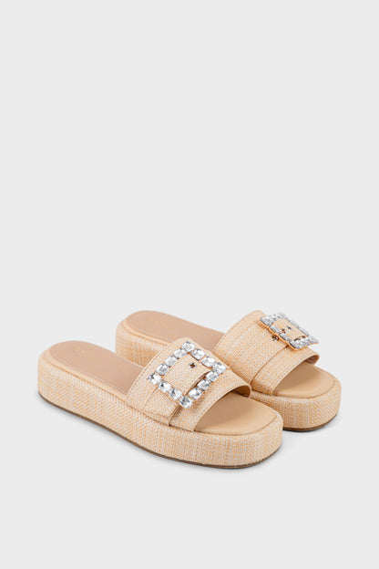 Comfort Slip On IK0116-Beige | Premium Women Shoes UAE
