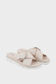 Comfort Slip On IK0120-Beige | Premium Women Shoes UAE.