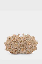 Golden Party Wear Clutch BK4093