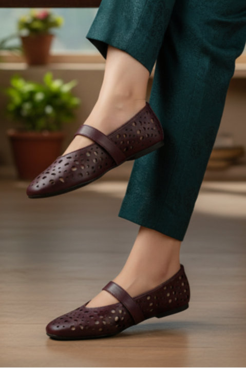 Casual Pumps IC6015-Maroon