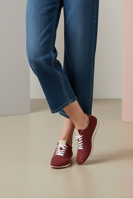 Casual Sneakers IC7536-Maroon