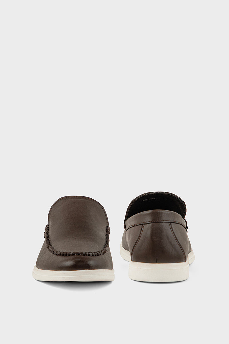 Buy Men Formal Loafers MF7048-Coffee Online Shoes