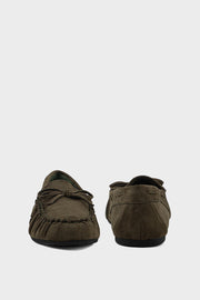 Bulk Comfort Moccasin IK7025 Olive Stylish Shoes