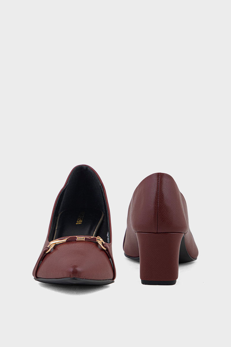 Order Formal Court Shoes IF5071-Maroon | Stylish Fit