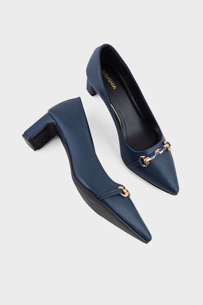 Buy IF5071-Navy Formal Court Shoes | Stylish Footwear