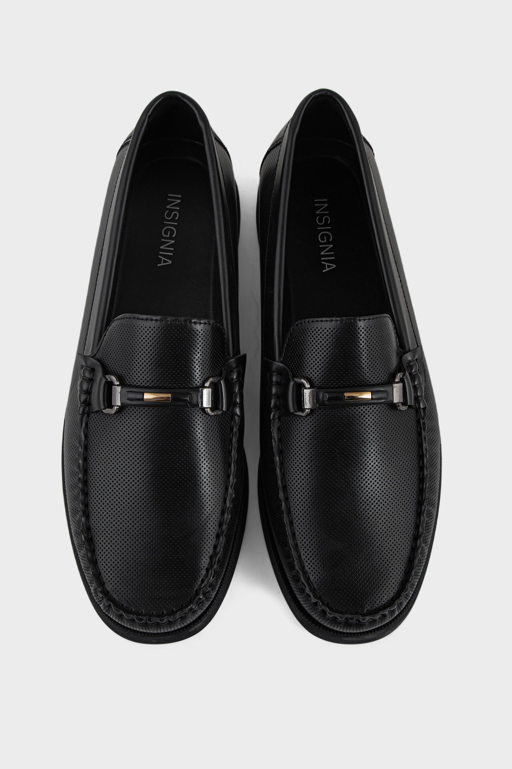 Men Casual Driving Mocs MC4040-Black