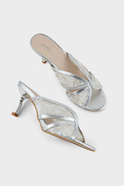 Order Now Party Wear Slip On IP0086-Silver | Stylish Shoes