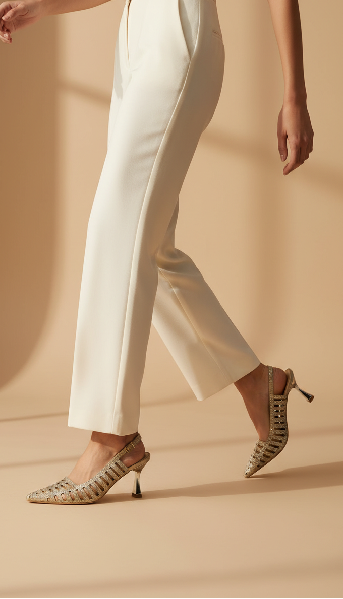 Order Party Wear Sandal IP2062-Champagne  Best Price .