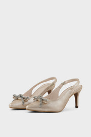 Buy Party Wear Sling Back IP4031-Gold Online