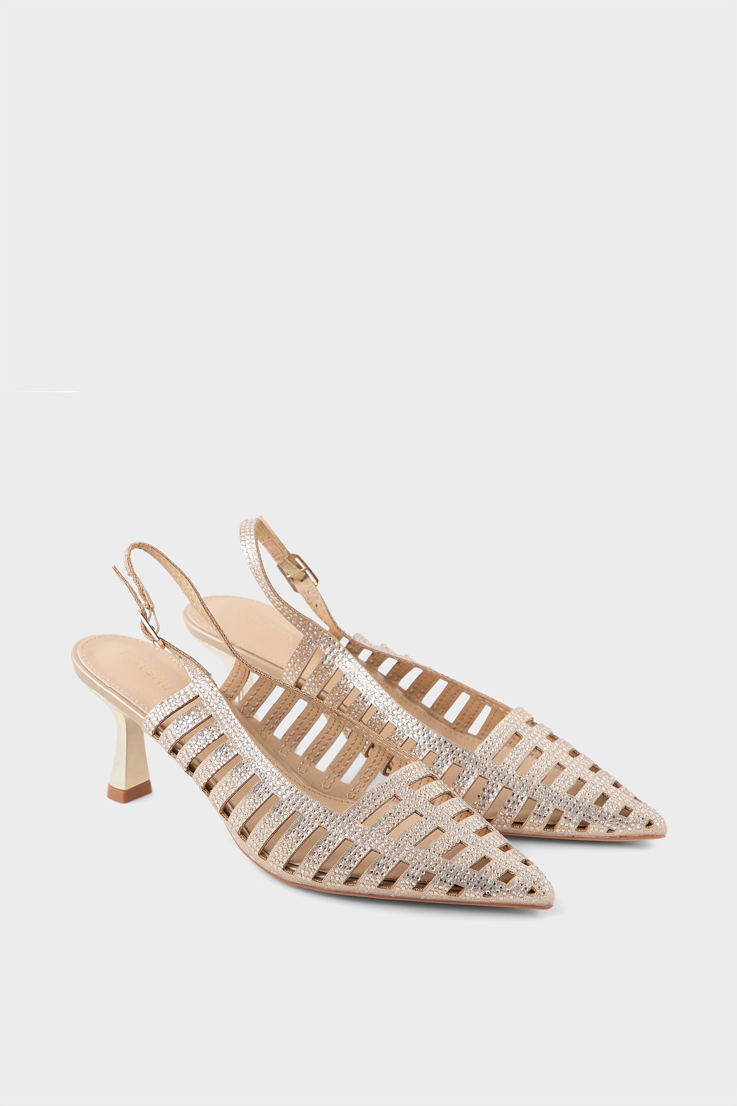  Party Wear Sandal IP2062-Champagne  Best Price .