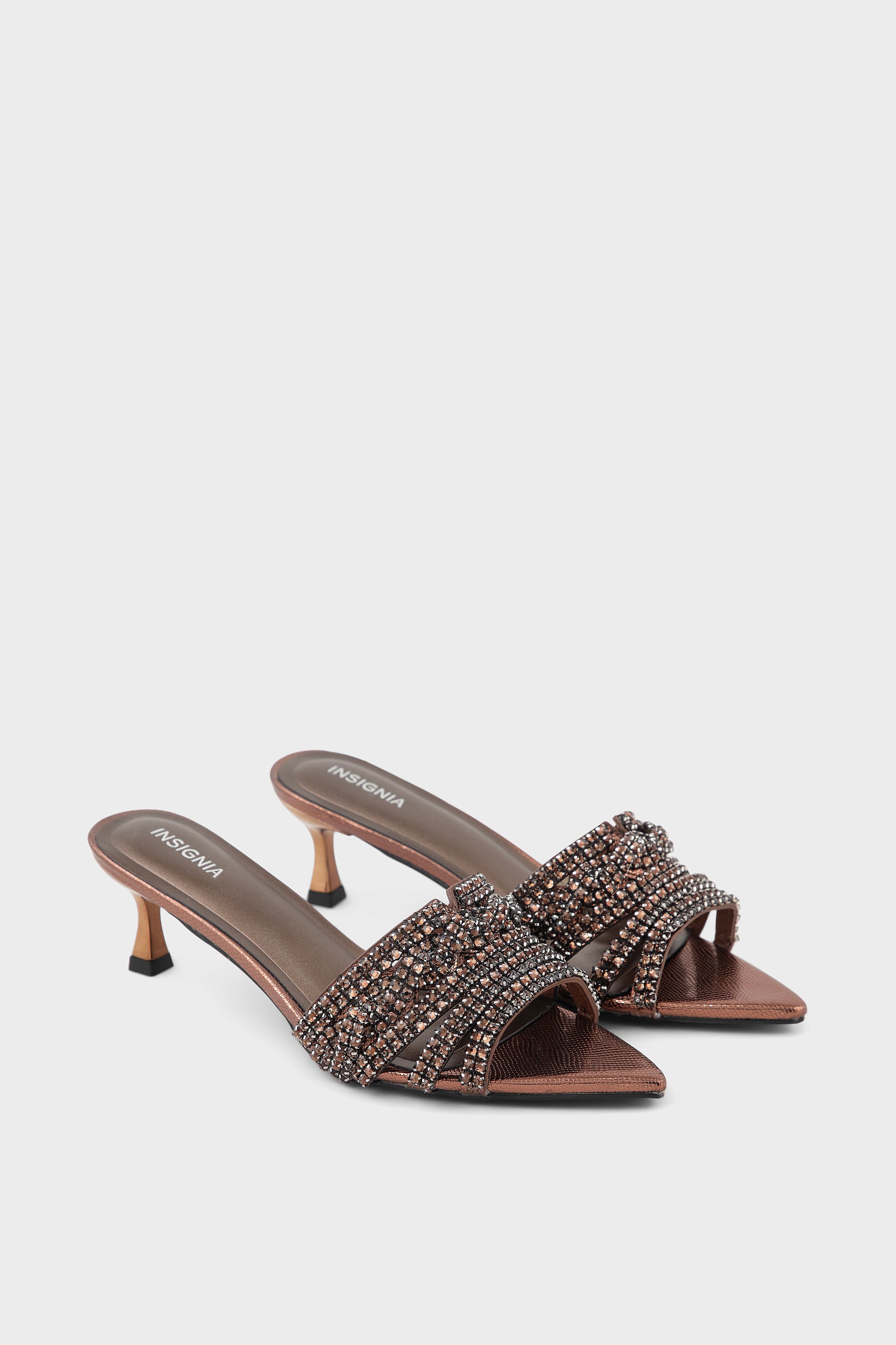 Party Wear Slip On IP0080-Copper | Premium Women Shoes UAE