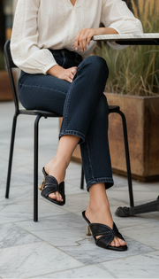 Party Wear Slip On IP0086 Black Stylish Shoes