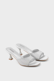Party Wear Slip On IP0099-Silver Premium Women Shoes UAE 