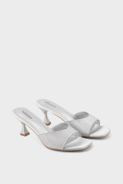 Party Wear Slip On IP0099-Silver Premium Women Shoes UAE 