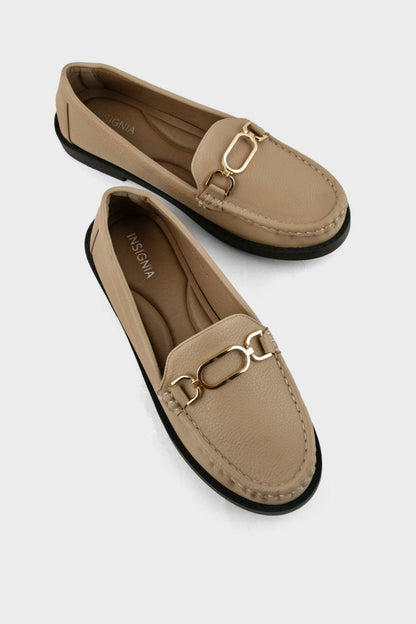 Buy Comfort Moccasin IK7028-Khaki | Stylish Shoes