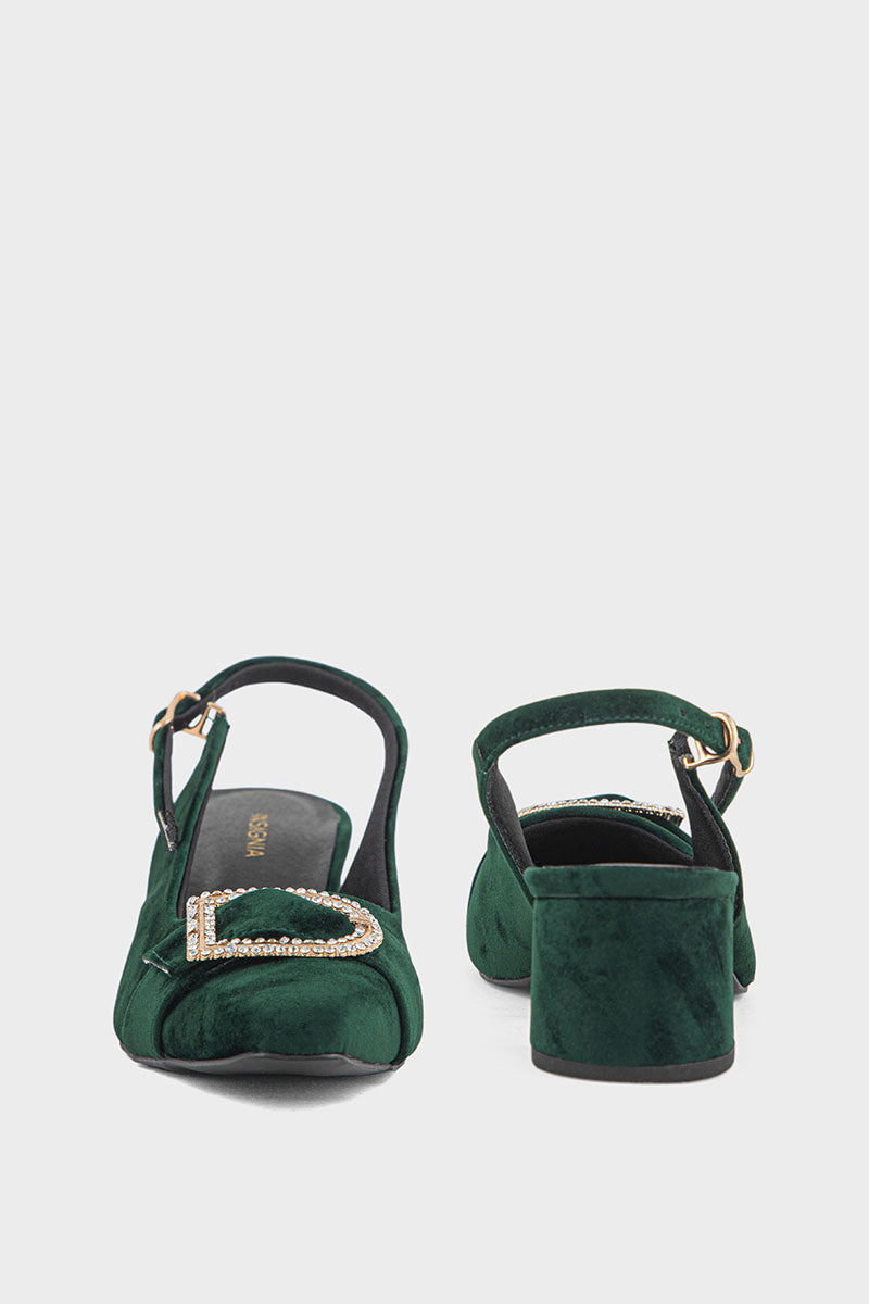 Shop Casual Sling Back IF4059-Green | Stylish Shoes
