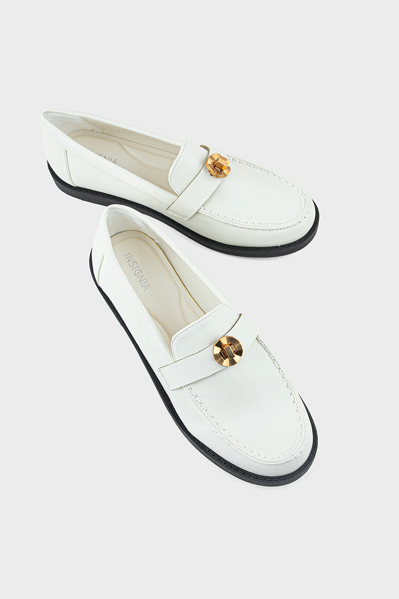 Buy Comfort Moccasin IK7029-Ivory | Stylish Shoes Online