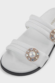 Shop Comfort Slip On IK0106-White | Premium Women Shoes UAE