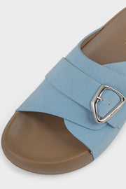 Shop Comfort Slip On IK0107-Blue | Premium Women Shoes UAE