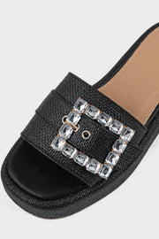 Shop Comfort Slip On IK0116-Black | Premium Women Shoes UAE