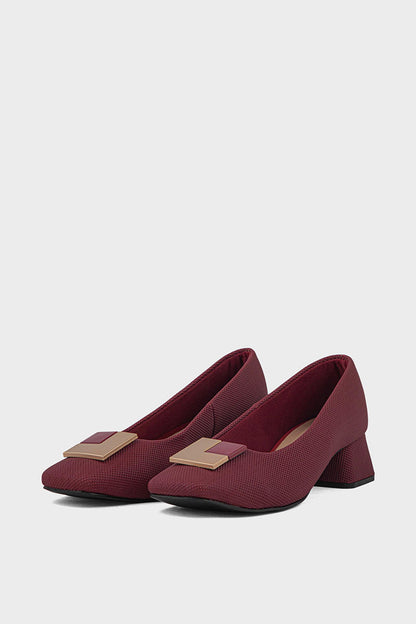Shop Formal Court Shoes IF5079-Maroon | Stylish Online