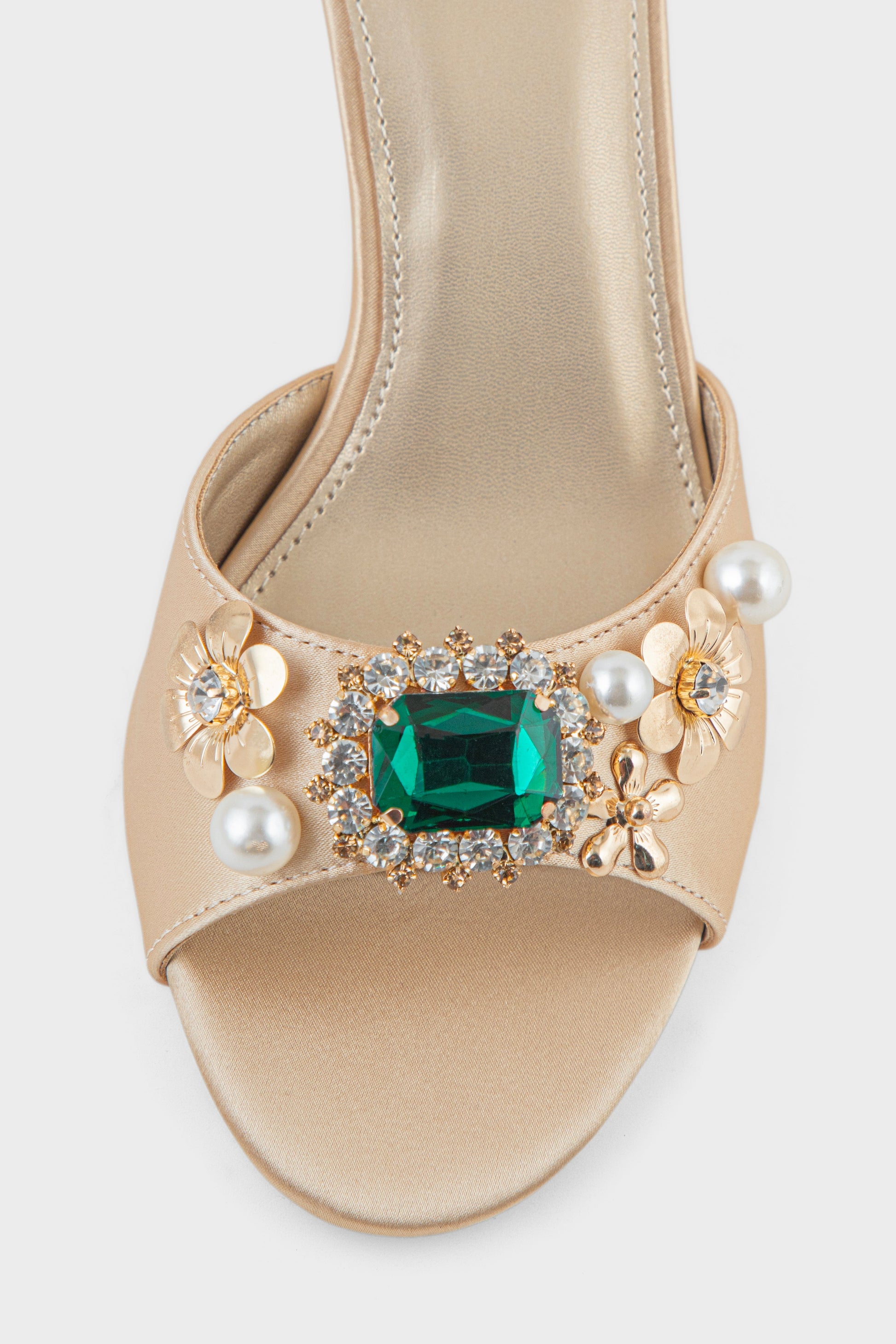 Shop Formal Slip On IF0204-Gold | Premium Women Shoes UAE.