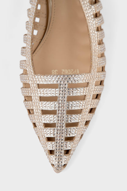 Shop Party Wear Sandal IP2062-Champagne  Best Price .