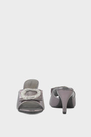Best Party Wear Slip On IP0081 Pewter Stylish Shoes