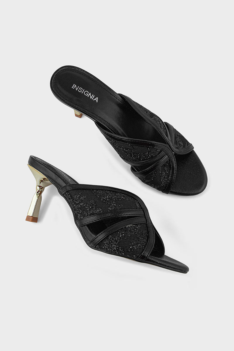 Buy Party Wear Slip On IP0086 Black Stylish Shoes