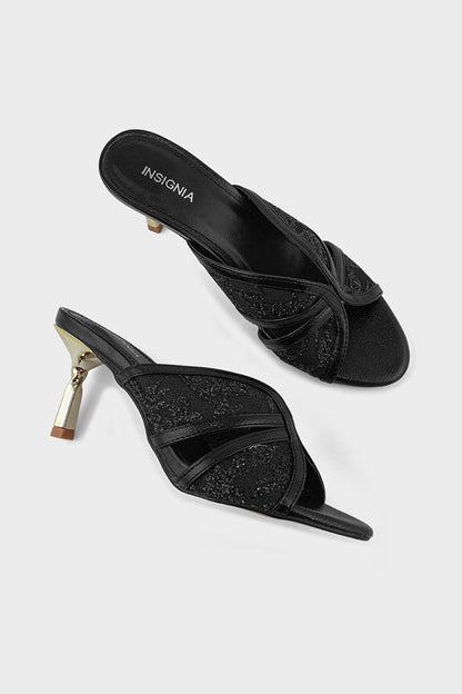 Buy Party Wear Slip On IP0086 Black Stylish Shoes