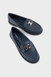 Buy Comfort Moccasin IK7030-Navy | Stylish Shoes