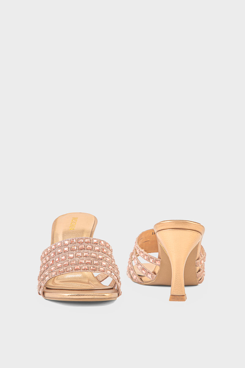 Party Wear Slip On IP0092-Rose Gold