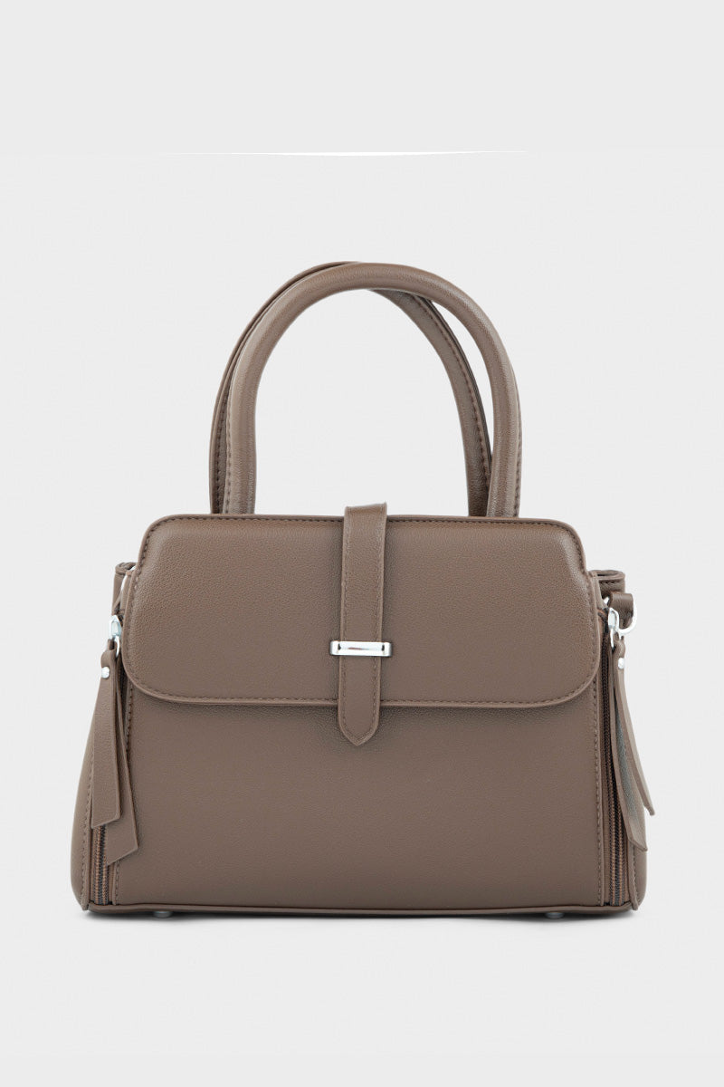 Top Handle Hand Bags BH0094 Brown 