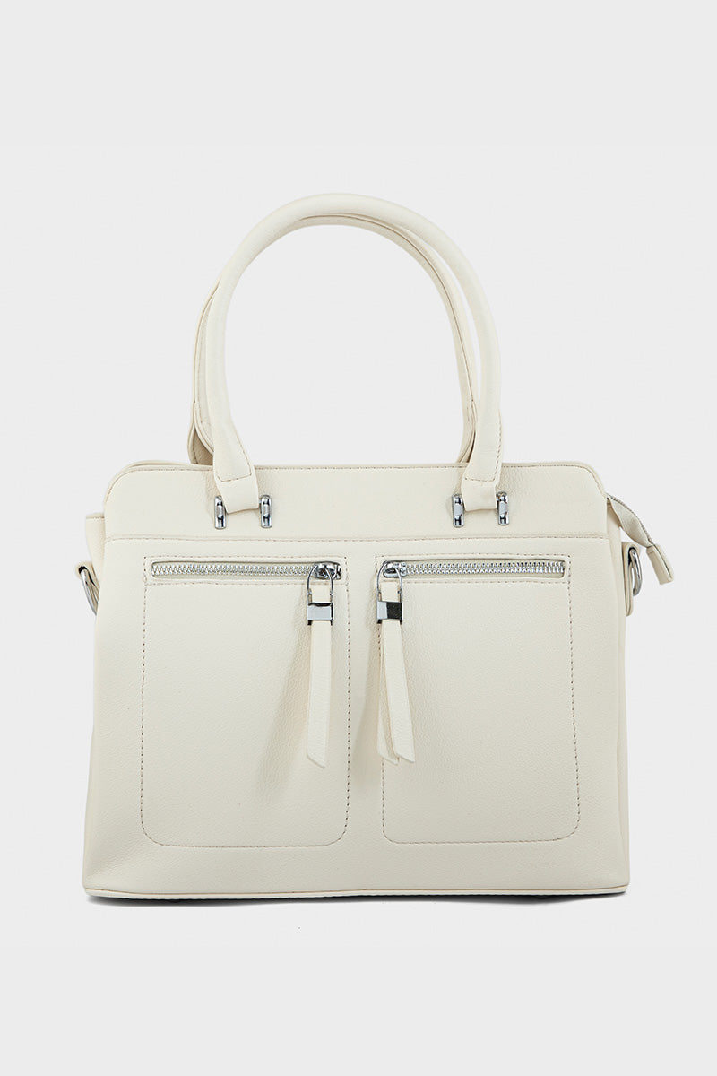 Top Handle Hand Bags BH0106 Ivory 