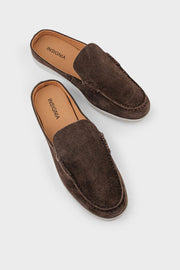Bulk Men Casual Back Open Moccs MC6503 Brown Shoes
