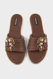 Formal Slip On IF0271-Brown