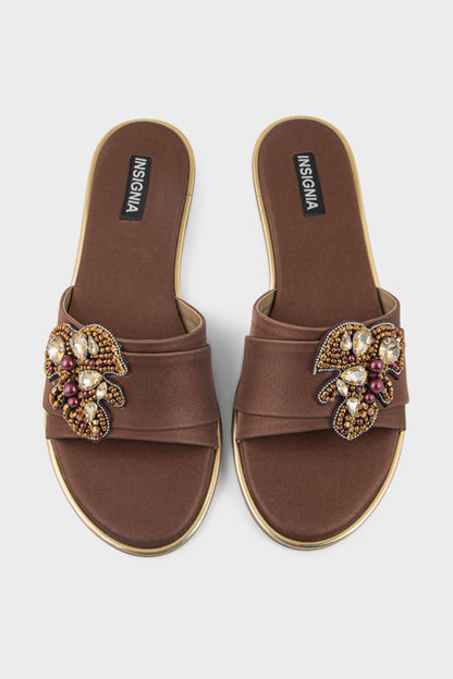 Formal Slip On IF0271-Brown