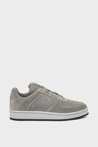 grey casual sneakers