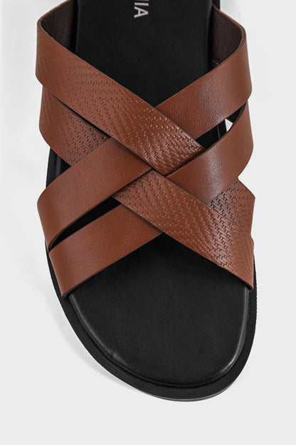 Men Casual Slip On MO1022-Brown