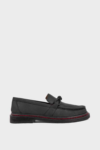 premium black loafers