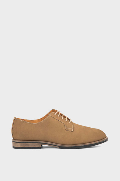 sand color oxford shoes