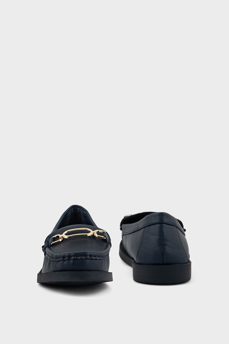 Buy Comfort Moccasin IK7028-Navy | Stylish Shoes Online